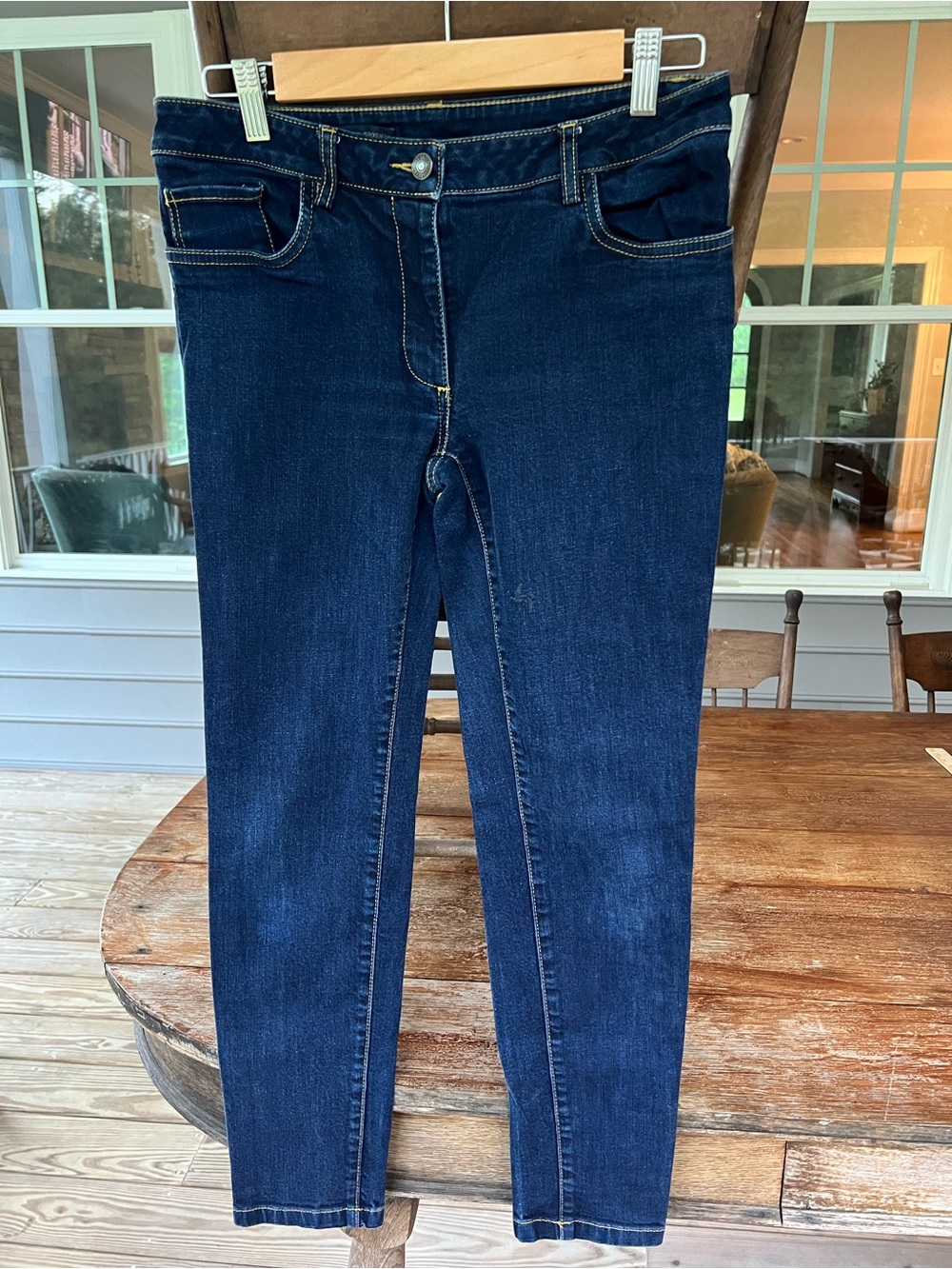 Brooks Brothers Women’s 346 Dark Wash Slim Leg Stretch Jeans Size 6